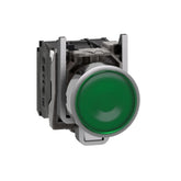 Schneider Illuminated pushbutton, green, 24V